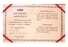 無動(dòng)力風(fēng)機(jī)；自然通風(fēng)器首席質(zhì)量聘書